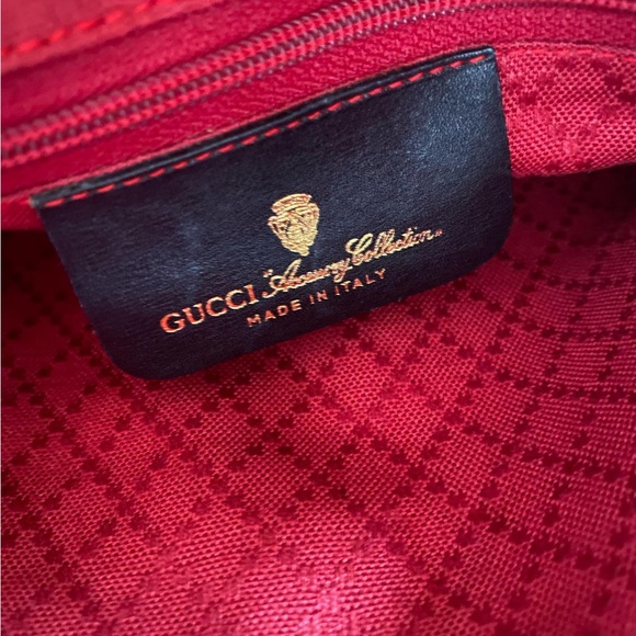 Gucci vintage combo. Crossbody canvas bag and vintage 1973 travel wallet. - Picture 12 of 14